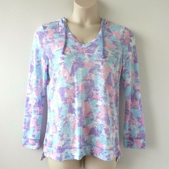 exertek Tops - Exertek Burnout Lightweight Hooded Shirt